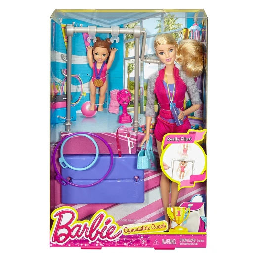 Barbie Gymnastic Coach Dolls & Playset - باربي - Image 5