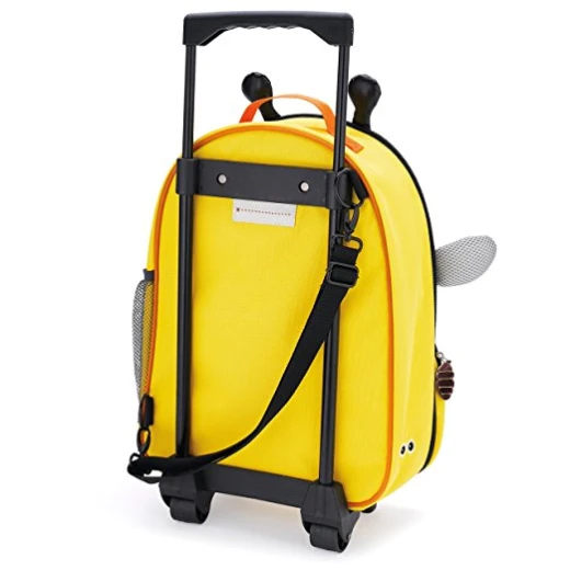 Skip Hop Zoo Little Kid Travel Rolling Luggage Backpack - Bee - سكيب هوب - Image 4