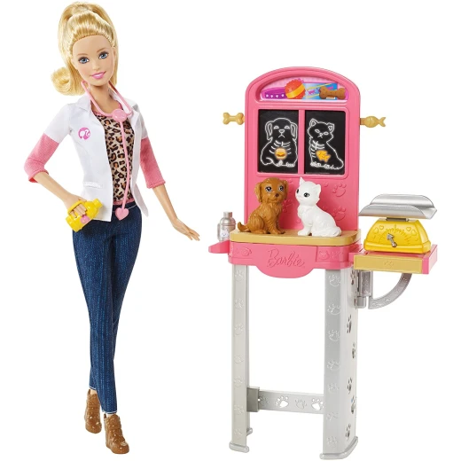 Barbie Careers Pet Vet Playset Barbie Careers Pet Vet Playset
