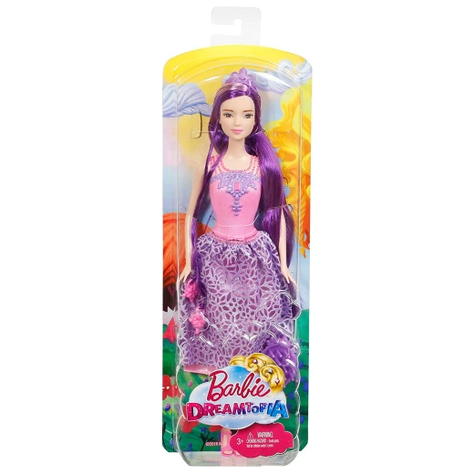 Barbie Endless Hair Kingdom Princess Doll, Purple - باربي - Image 5