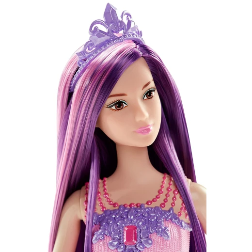 Barbie Endless Hair Kingdom Princess Doll, Purple - باربي - Image 3