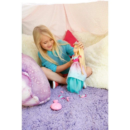 Barbie Endless Hair Kingdom 17" Princess Doll, Blonde - باربي - Image 5