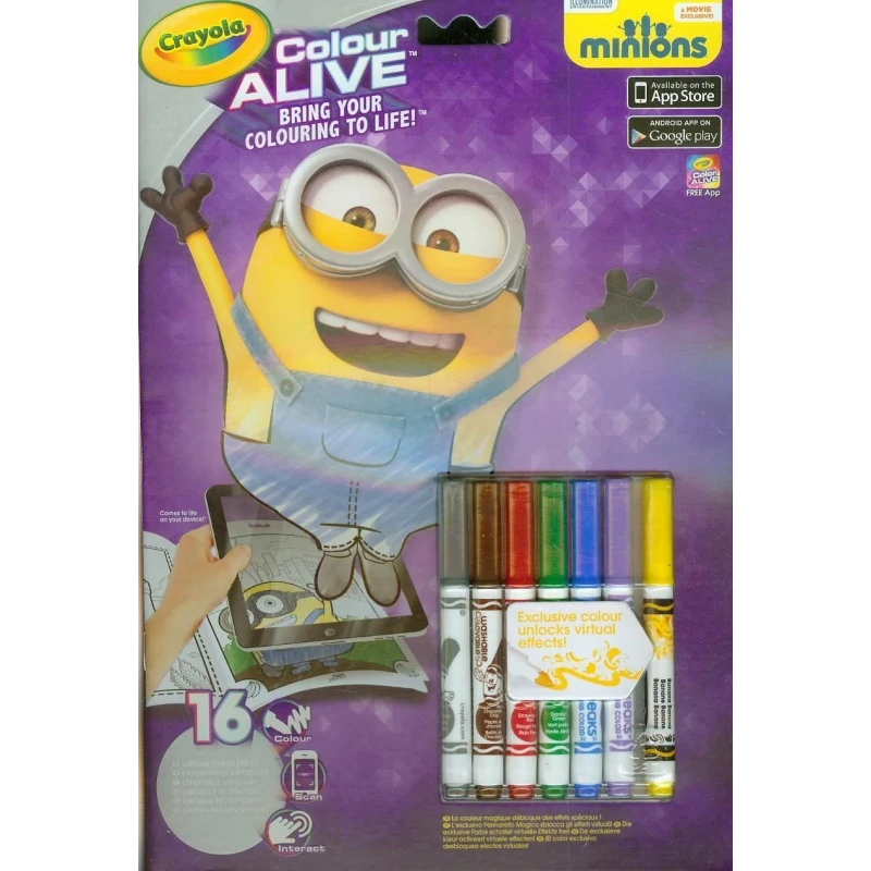 Crayola Colour Alive Minions