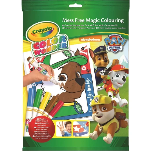 Crayola, Paw Patrol, Color Wonder Mess-Free Coloring Pad and Markers Crayola, Paw Patrol, Color Wonder Mess-Free Coloring Pad and Markers