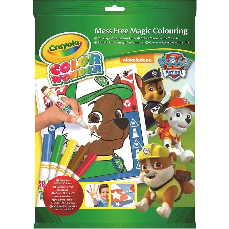 Crayola, Paw Patrol, Color Wonder Mess-Free Coloring Pad and Markers - كرايولا