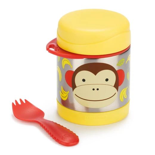 Skip Hop Zoo Insulated Food Jar - Monkey - Skip Hop - Image 2