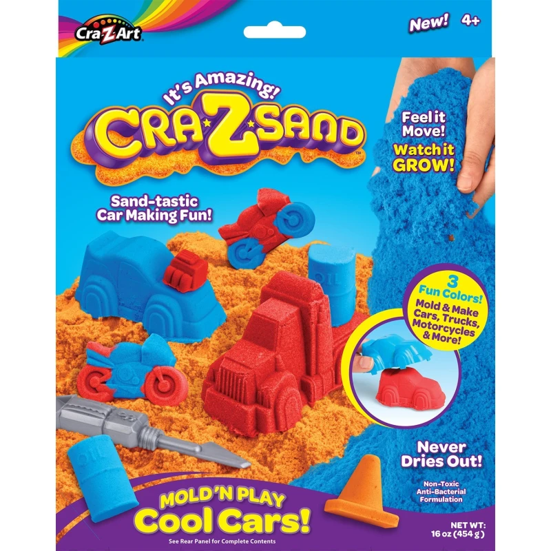 Cra-Z-Sand Cool Cars Themed Box Set - نيو بوي