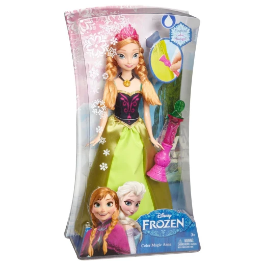 Disney Frozen Color Change Anna Fashion Doll - ديزني - Image 7