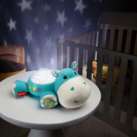 Fisher Price Hippo Plush Cuddle Projection Soother - فيشر برايس - Image 3
