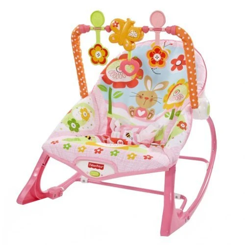 Fisher Price Infant To Toddler Rocker Pink Bunnies - فيشر برايس - Image 2