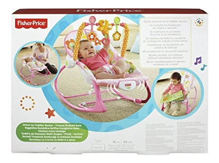 Fisher Price Infant To Toddler Rocker Pink Bunnies - فيشر برايس - Image 3
