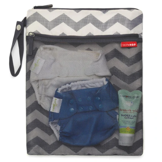 Skip Hop Grab & Go Wet / Dry Bag-Chevron Skip Hop Grab & Go Wet / Dry Bag-Chevron