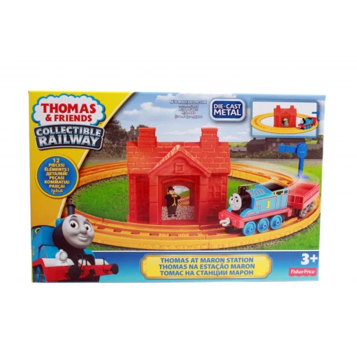 Thomas & Friends Railway - Thomas At Maron Station Die-Cast Train Starter Set - ثوماس ذا ترين - Image 2