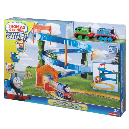 Thomas & Friends Collectible Railway Thomas & Percy's Raceway - فيشر برايس - Image 2