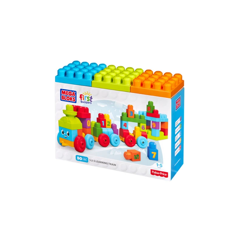 Mega Bloks First Builders 123 Learning Train - ميجا بلوكس