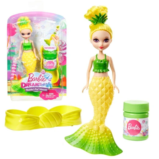 Barbie Dreamtopia Bubbles 'n' Fun Doll - Yellow - باربي - Image 3