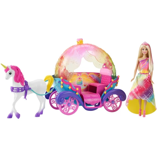 Barbie Rainbow Princess Carriage and Doll Barbie Rainbow Princess Carriage and Doll