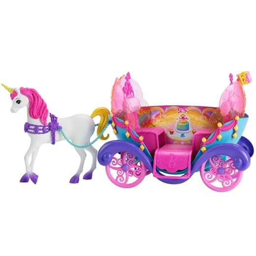 Barbie Rainbow Princess Carriage and Doll - باربي - Image 5