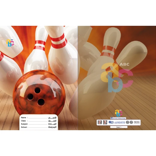 ABC Sleeved notebook Arabic 100 pages / Bowling