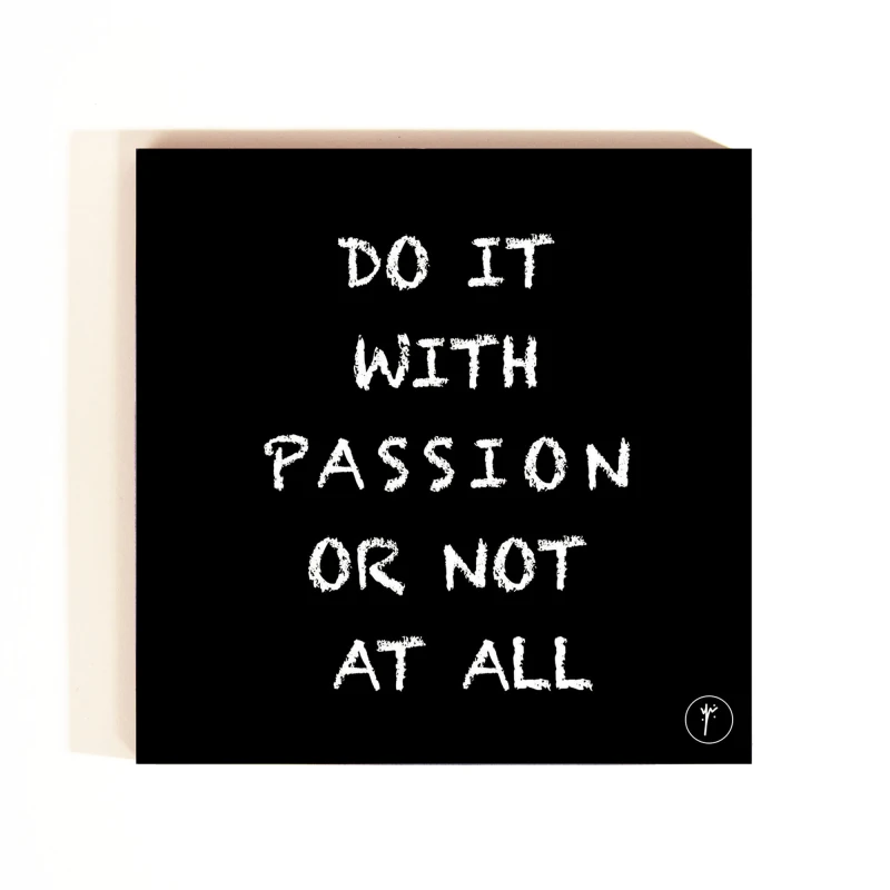 Do It With Passion Or Not At All Coasters - واي إم سكيتش