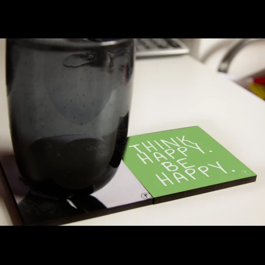 Think Happy , Be Happy Coasters - واي إم سكيتش - Image 2