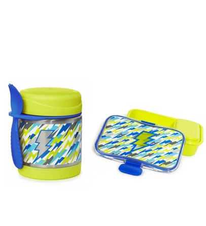 Skip Hop Insulated Food Jar & Lunch Kit - Lightning Skip Hop Insulated Food Jar & Lunch Kit - Lightning