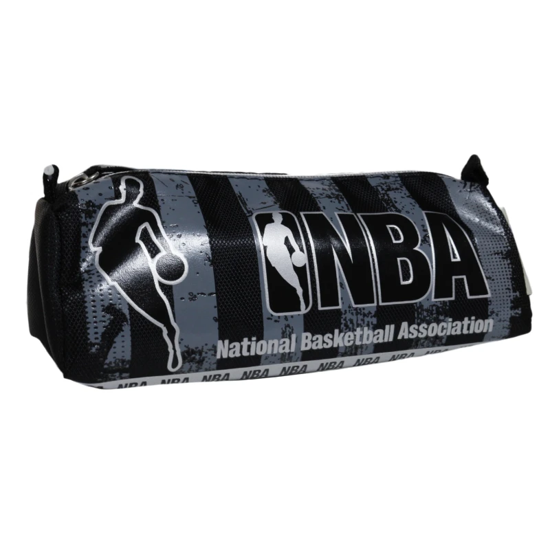 NBA Black & Gray Pencil Bag - نيو بوي