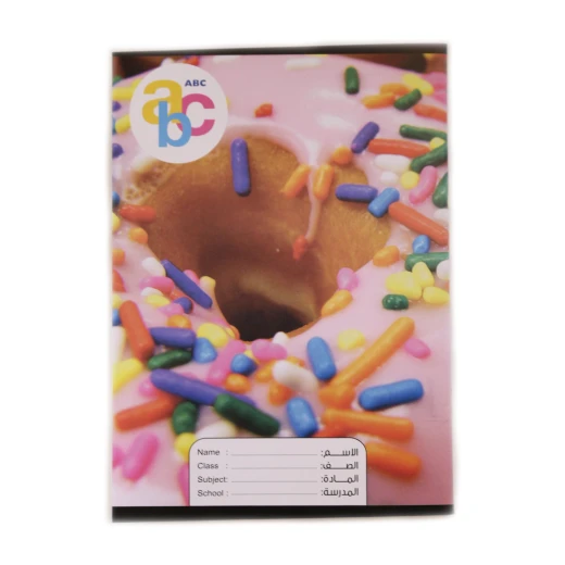ABC Sleeved notebook Arabic 40 pages / Donuts