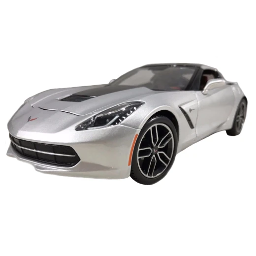 Maisto Chevrolet Corvette C7 Stingray Z51 2014 Silver 1/18 Exclusive Edition