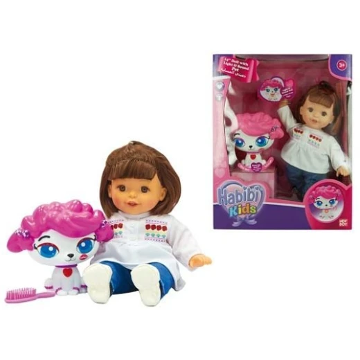 Baby Habibi Kids Lights-Sound Doll With Pet
