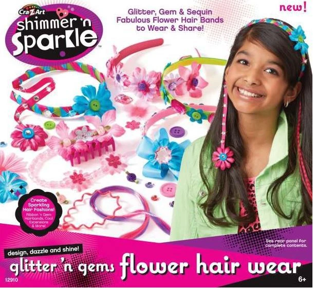 Cra-Z-Art Shimmer N Sparkle Flower Hair - كري-زي-آرت