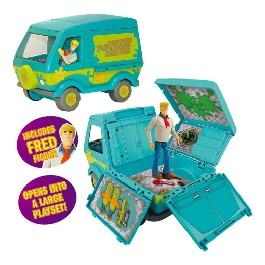 SCOOBY DOO MYSTERY MACHINE WITH FRED FIGURE - نيو بوي - Image 2