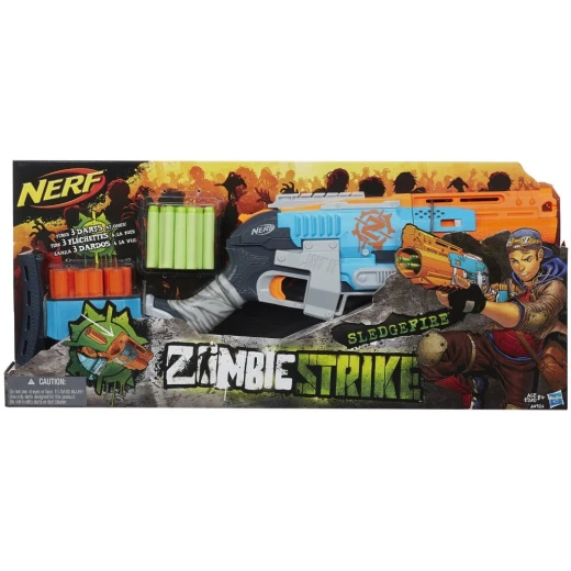 Hasbro Nerf Zombie Strike Sledgefire Blaster - هاسبرو - Image 3