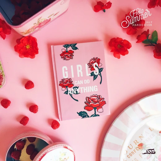 Hard Cover Notebooks - Girls Can Do Anything - مفكرة - Image 2