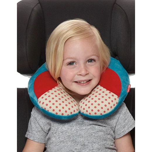 Skip Hop Zoo Little Kid and Toddler Travel Neck Rest, Owl - Skip Hop - Image 2