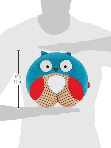 Skip Hop Zoo Little Kid and Toddler Travel Neck Rest, Owl - Skip Hop - Image 4