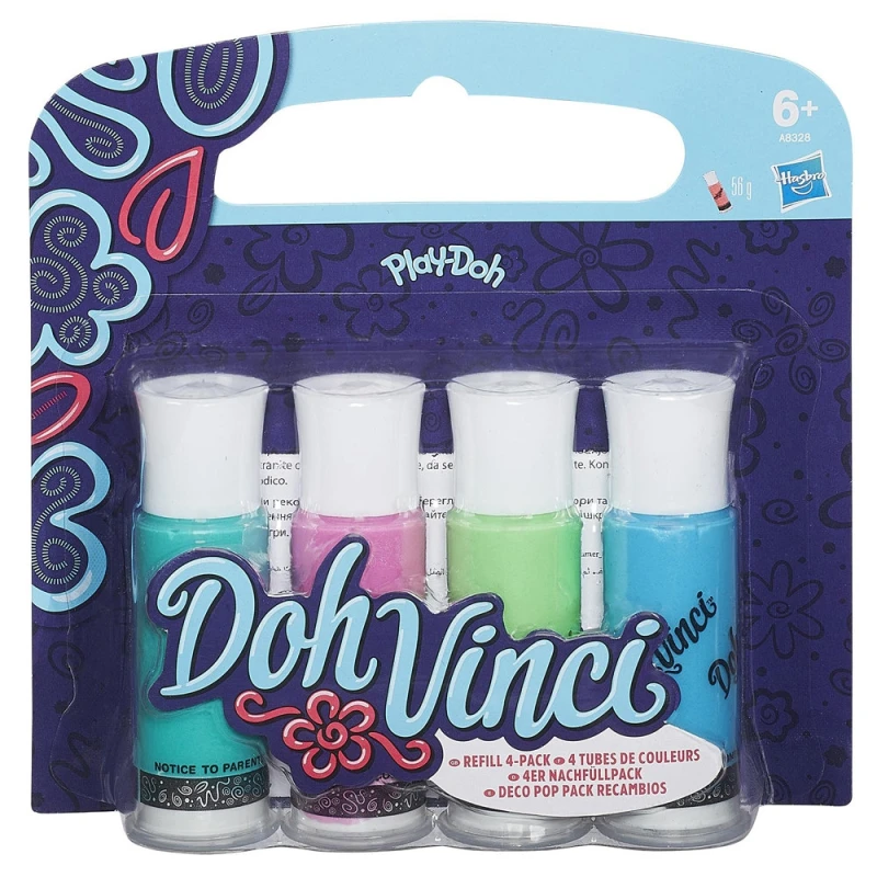 Play-Doh DohVinci Deco Refill 4 Pack - بلاي دوه
