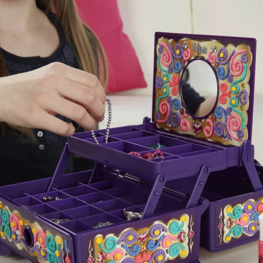 Play-Doh DohVinci Secret Sparkle Jewelry Box - بلاي دوه - Image 3