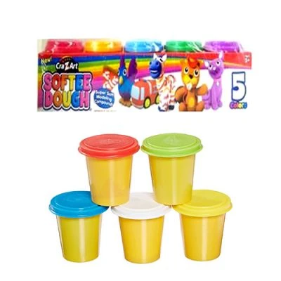 Cra-Z-Art Softee Dough Bright Colors, 5-Pack - هاسبرو - Image 2