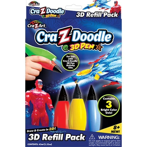 Cra-Z-Art 3D Doodle Boys Activity Refills Asst - هاسبرو