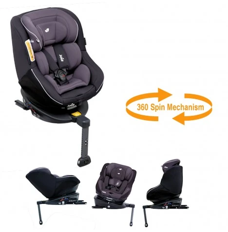 Joie Spin 360 Carseat- Two Tone Black - جوي - Image 2