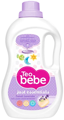 Teo Bebe Detergent And Fabric Softener 1 liter (Lavender) Teo Bebe Detergent And Fabric Softener 1 liter (Lavender)