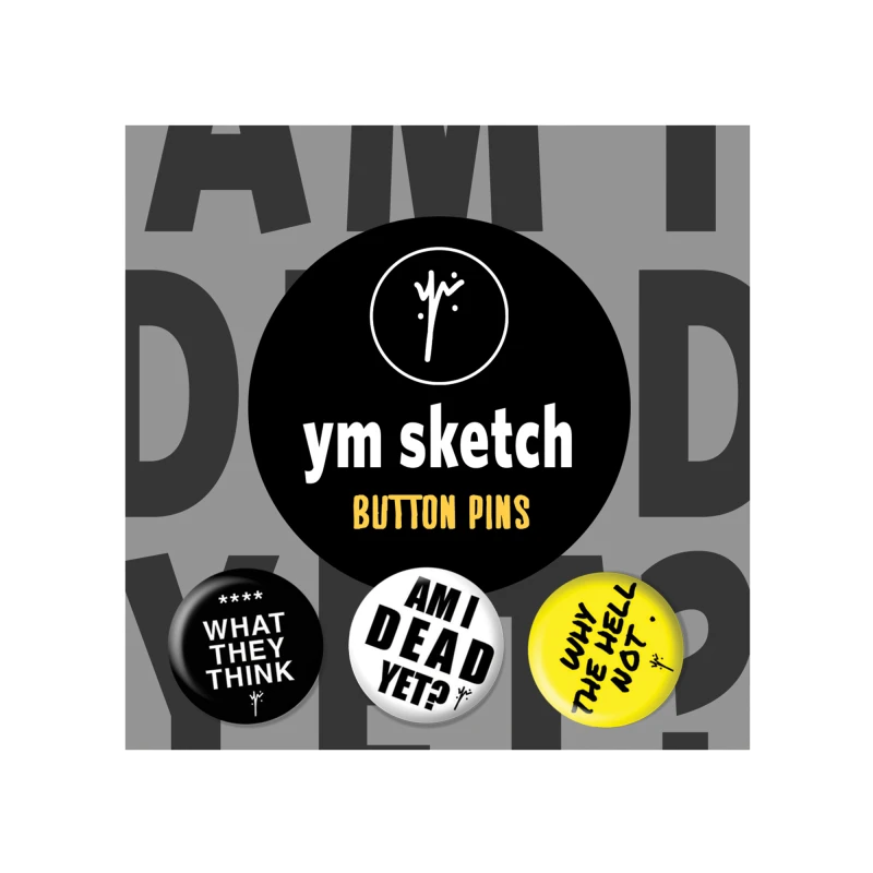 3 Ymsketch Button Pin - 2 - واي إم سكيتش