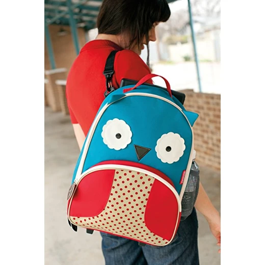 Skip Hop Zoo Little Kid Travel Rolling Luggage Backpack - Owl - Skip Hop - Image 3