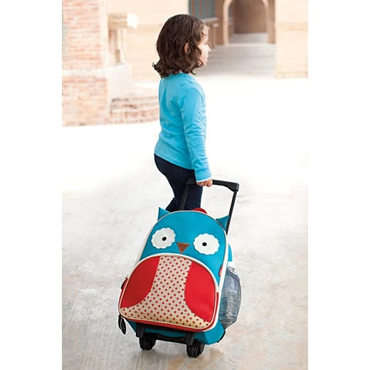 Skip Hop Zoo Little Kid Travel Rolling Luggage Backpack - Owl - Skip Hop - Image 4