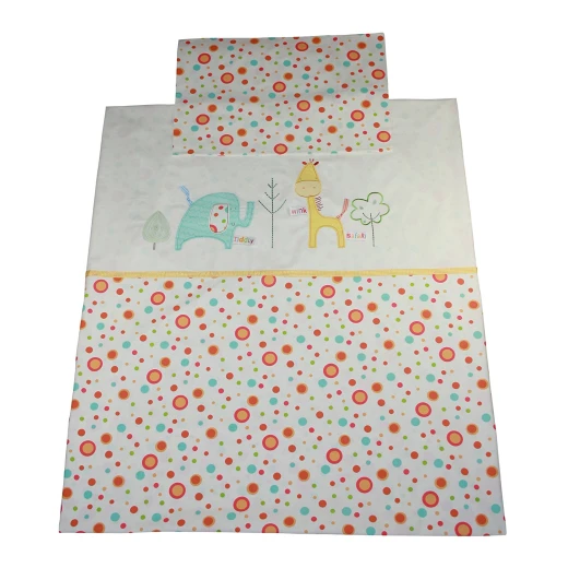 Lollipop Lane Tiddly Wink Safari Duvet Cover and P/Case Set- 120x150cm / 40x60cm - لوليبوب لين - Image 2