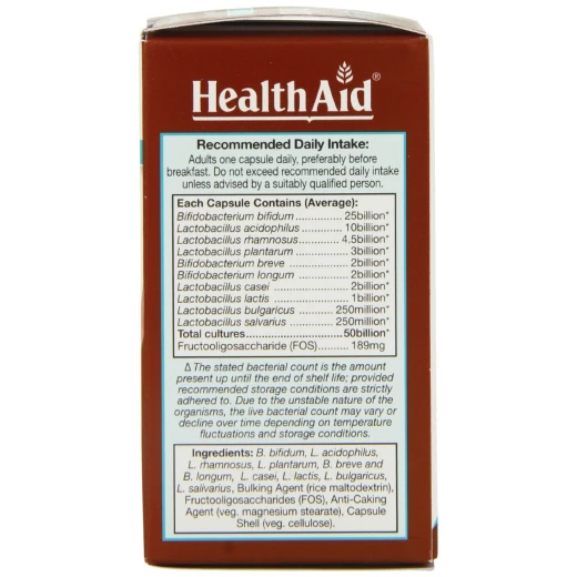 HealthAid ImmuProbio (50 billion) 30\'s Vegicaps - هيلث ايد - Image 2