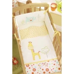 Lollipop Lane Tiddly Wink Safari Crib Quilt and Bumper Set - لوليبوب لين