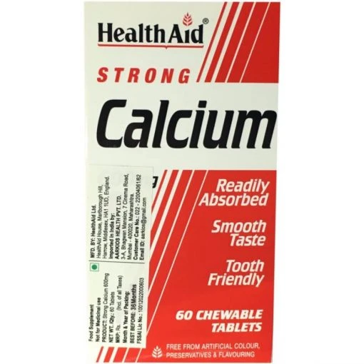 HealthAid Strong Calcium 600mg - هيلث ايد