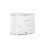Boori Sleigh 3 Drawer chest - White - بوري